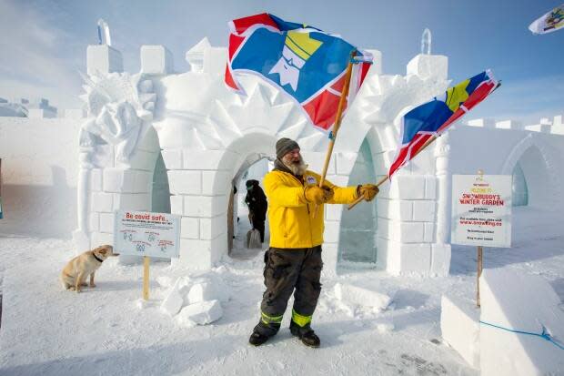 Snowking's Winter Festival normally incorporates live music and comedy shows, but it's been reimagined this year as an outdoor garden to keep in check with chief public health officer's recommendations on large gatherings.