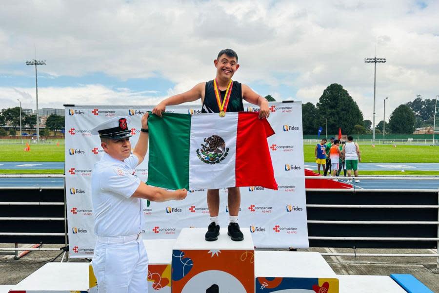 Mexicano con Síndrome de Down gana 3 medallas en Olimpiadas Especiales