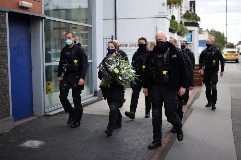 British police officer shot dead at custody centre in south London