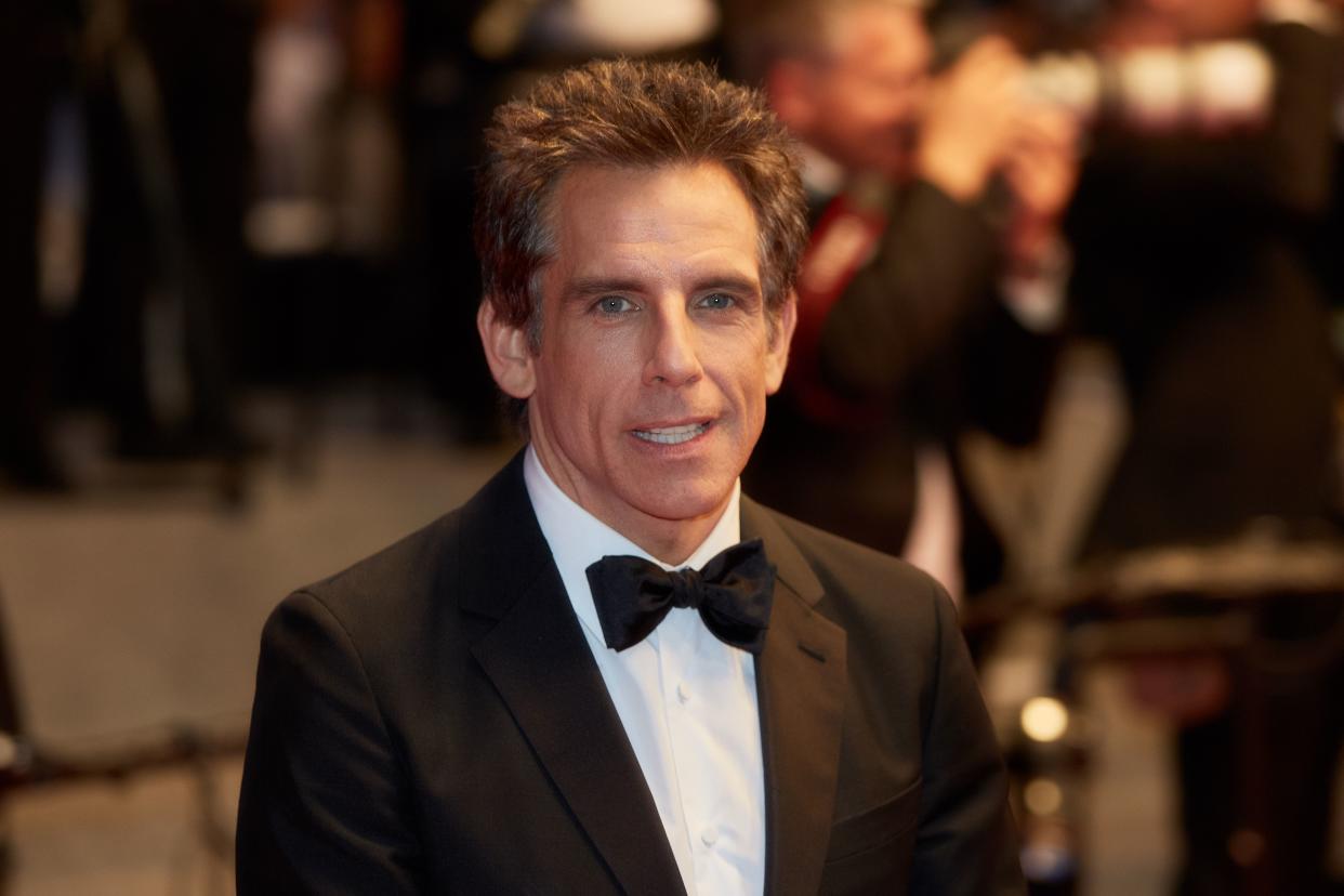 Actor Ben Stiller departs after the "The Meyerowitz Stories" screening during the 70th annual Cannes Film Festival at Palais des Festivals on May 21, 2017 in Cannes, France.