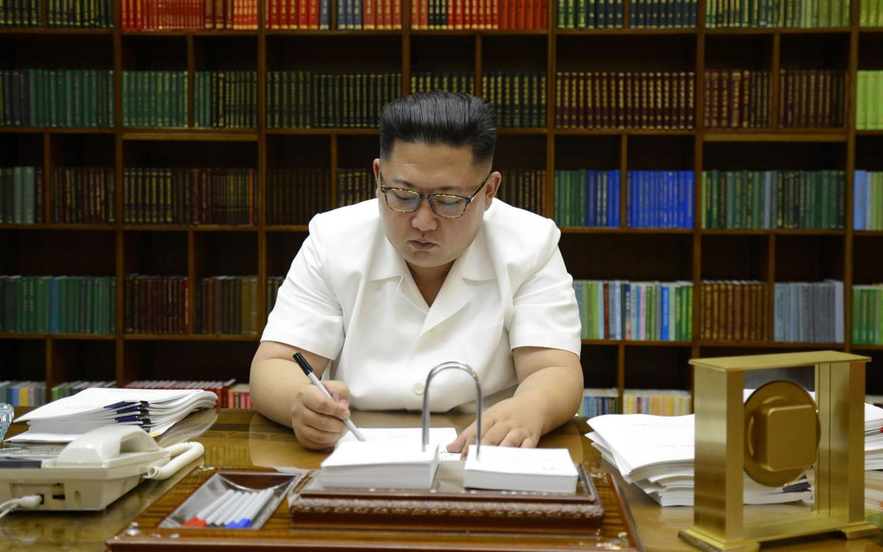 North Korean leader Kim Jong-un has engaged in a war of words with the US - AFP