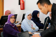 Students attend a class at Mohammed VI Institute for training Imams in Rabat, Morocco April 16, 2019. REUTERS/Youssef Boudlal