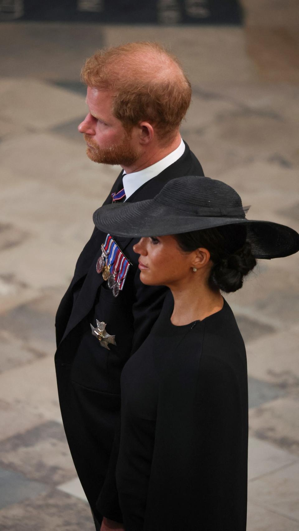 Attending the Queen's funeral, September 2022