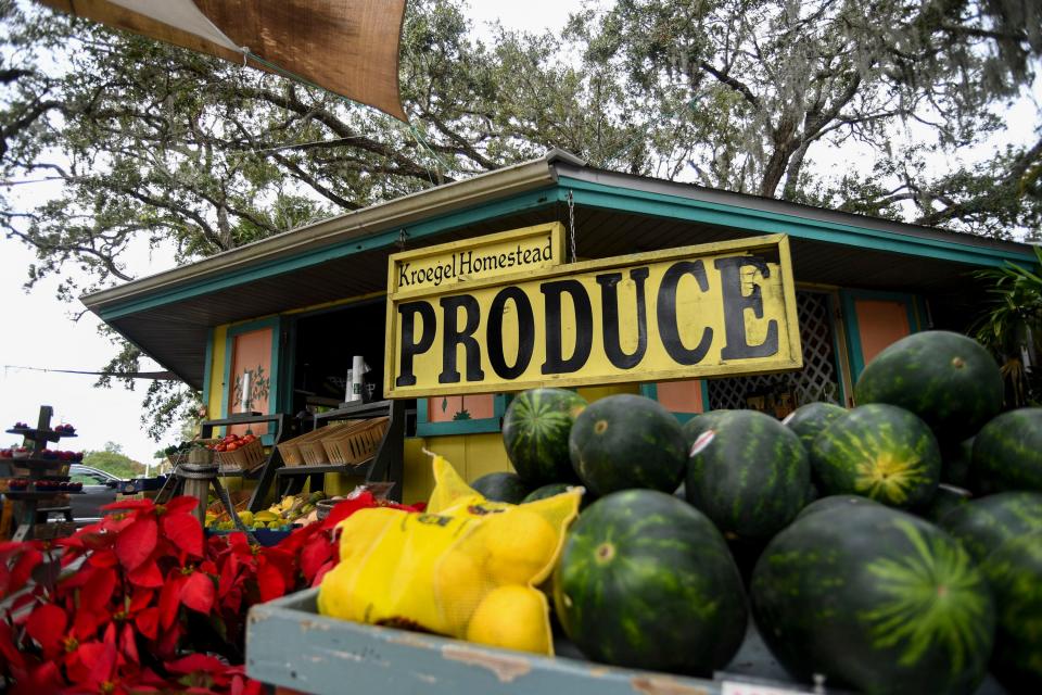 Kroegel Homestead Produce, is seen on Dec. 14, 2023, in Sebastian.