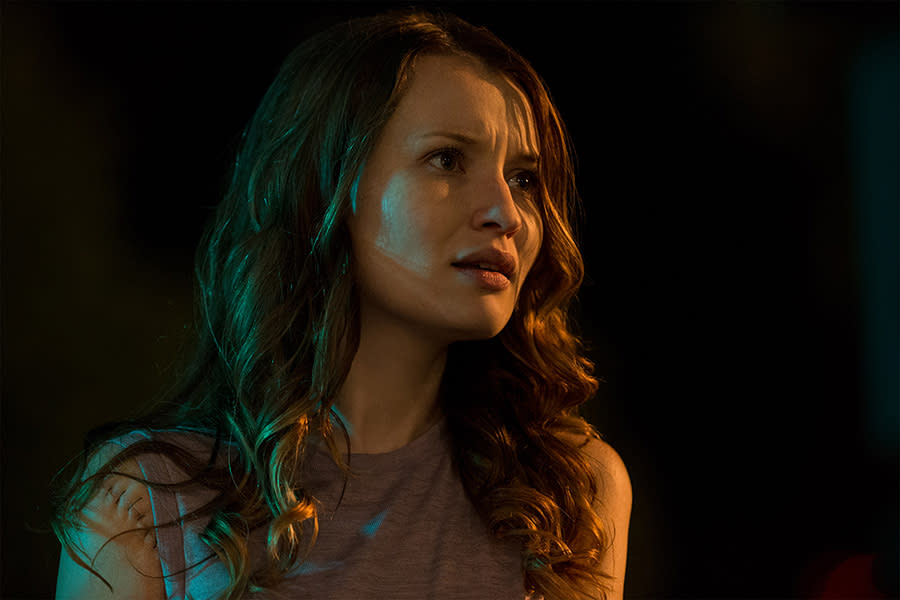 <p>Emily Browning as Laura Moon in Starz’s <i>American Gods</i>.<br><br>(Photo: Starz) </p>