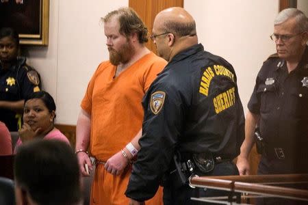 Ronald Lee Haskell, 33, is shown in court in Houston, Texas July 12, 2014. REUTERS/Brett Coomer/Pool