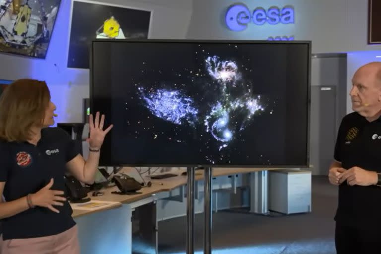 Expertos de la NASA presentan imágenes del telescopio James Webb