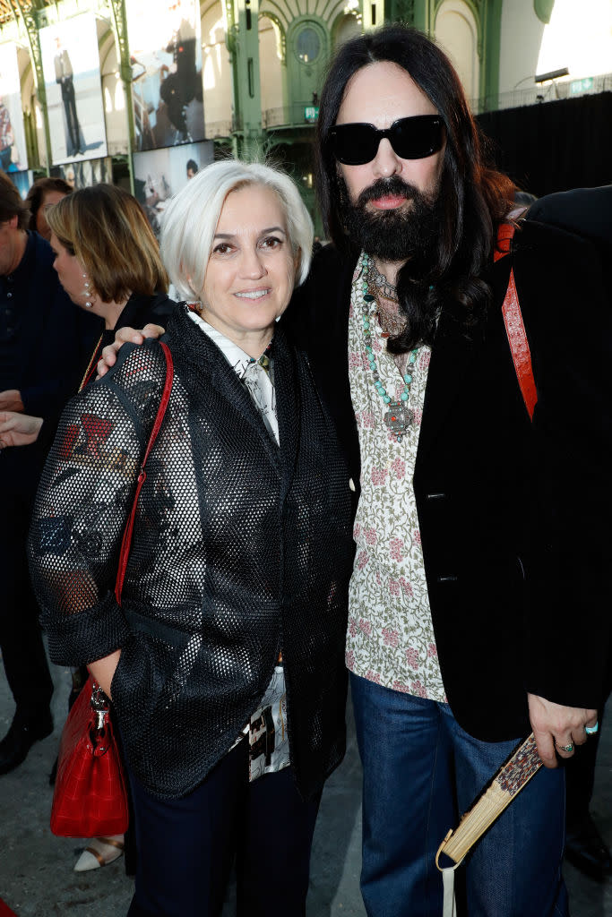 Silvia Venturini Fendi and Alessandro Michele attended 