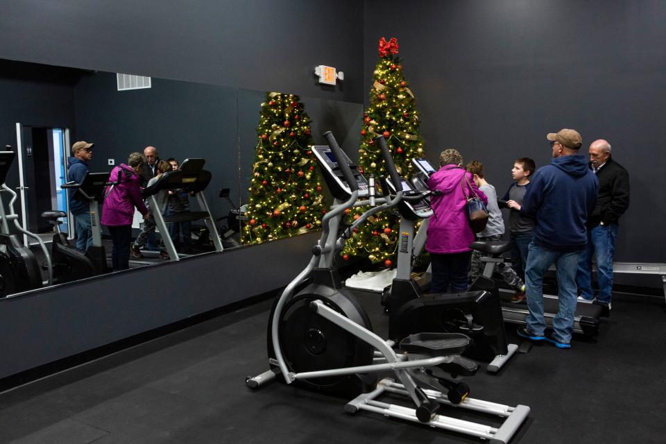 People attended the open house at Beavers Dam Sports Complex in Lancaster, Ohio on December 3, 2021.