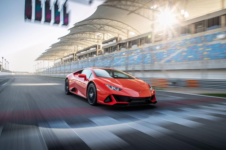 <p>The Evo's many adaptive systems all run though the new Lamborghini Dinamica Veicolo Integrata, or LDVI if you can't fake the Italian.</p>