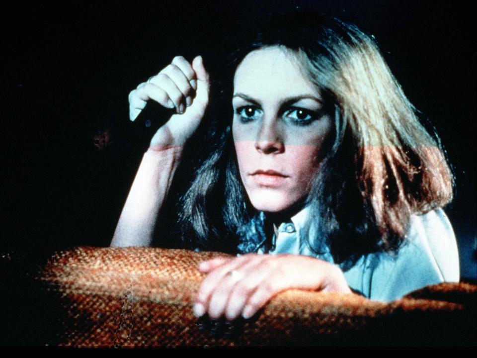 Curtis as Laurie in 1978’s ‘Halloween'Rex Features