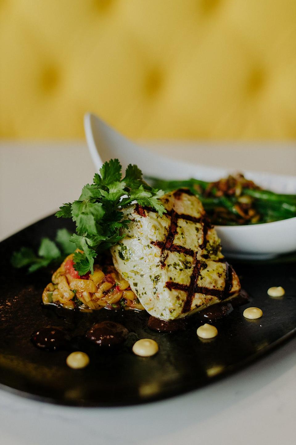 Grilled swordfish is just one of the options on Avocado Grill's Valentine's Day menu.