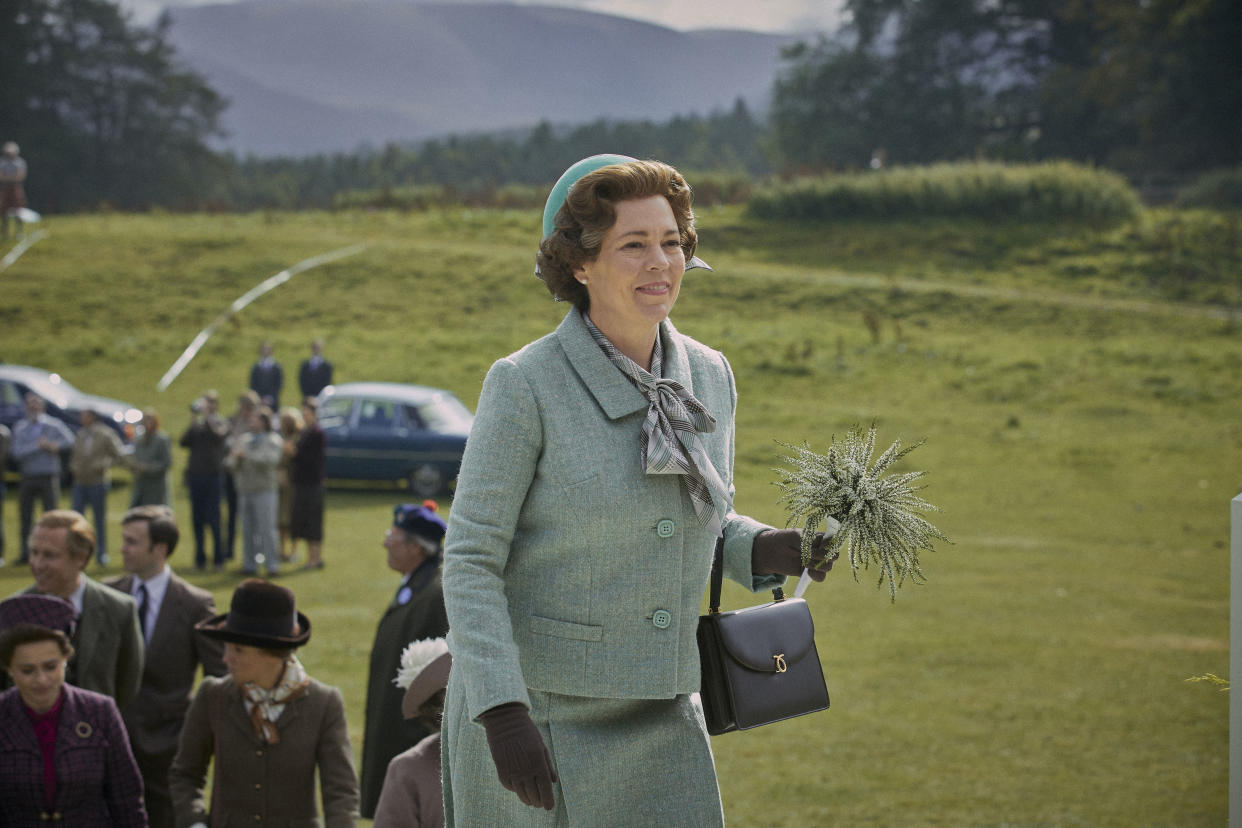 Olivia Colman as the Queen in series four of The Crown (Netflix/PA)