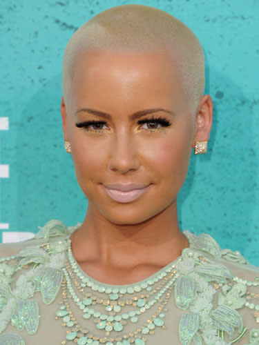 <div class="caption-credit"> Photo by: STEVE GRANITZ/WIREIMAGE</div><div class="caption-title">Amber Rose</div>Wiz Khalifa's fiancé shows a softer side with everything from her eyes, to her lips, to her dress. Even her buzzed blonde hair has a light tone! <br> <br> <b>Read More: <br></b> <ul> <li> <a rel="nofollow noopener" href="http://www.realbeauty.com/products/flattering-fashion?link=emb&dom=yah_life&src=syn&con=blog_bea&mag=bea" target="_blank" data-ylk="slk:500+ Flattering Fashion Finds for Thrifty Shoppers;elm:context_link;itc:0;sec:content-canvas" class="link "><b>500+ Flattering Fashion Finds for Thrifty Shoppers</b></a> </li> <li> <a rel="nofollow noopener" href="http://www.realbeauty.com/health/wellness/summer-2012-sundresses?link=emb&dom=yah_life&src=syn&con=blog_bea&mag=bea" target="_blank" data-ylk="slk:50 Blogger-Approved Stylish Sundresses;elm:context_link;itc:0;sec:content-canvas" class="link "><b>50 Blogger-Approved Stylish Sundresses</b></a> </li> </ul>