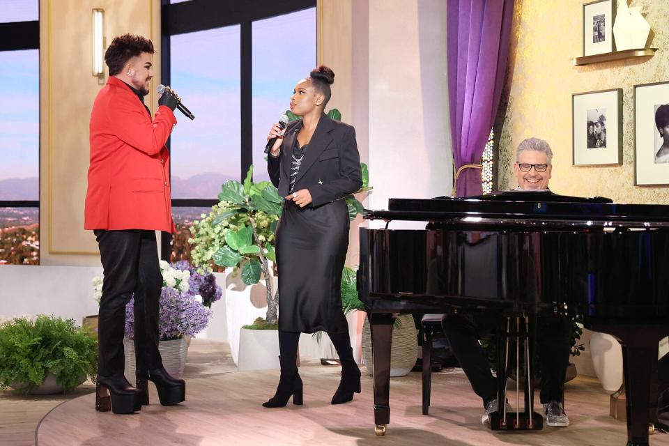 Watch Adam Lambert and Jennifer Hudson Sing Tricky Classic Opera Duet: 'This Key Is Really High!'