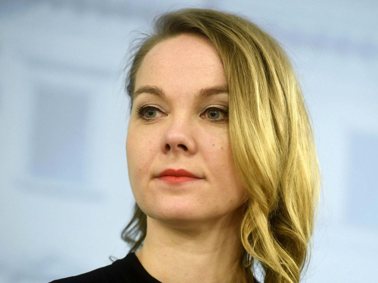 Katri Kulmuni​ became Finland's finance minister this week: Lehtikuva/Vesa Moilanen via REUTERS