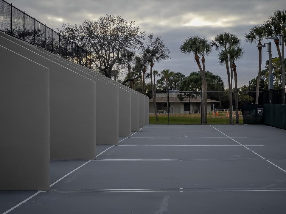 Racquet sports courts at Caloosa Park on February 9, 2024, in Boynton Beach, Fla.