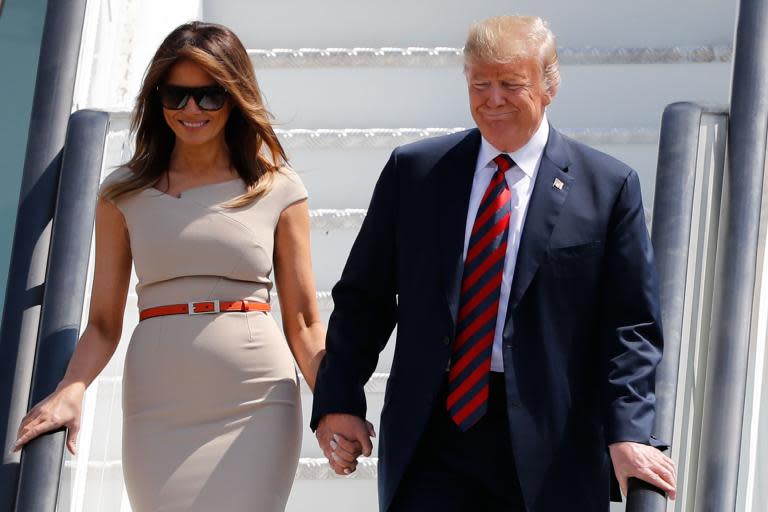 Melania Trump responds to Cohen tape 'by focusing on role as mother and first lady', says spokeswoman