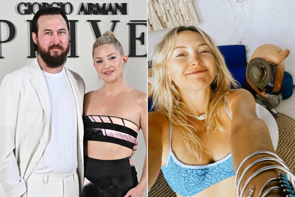 <p>Stephane Cardinale - Corbis/Corbis via Getty, Kate Hudson/Instagram</p> Kate Hudson and Danny Fujikawa in Las Vegas 