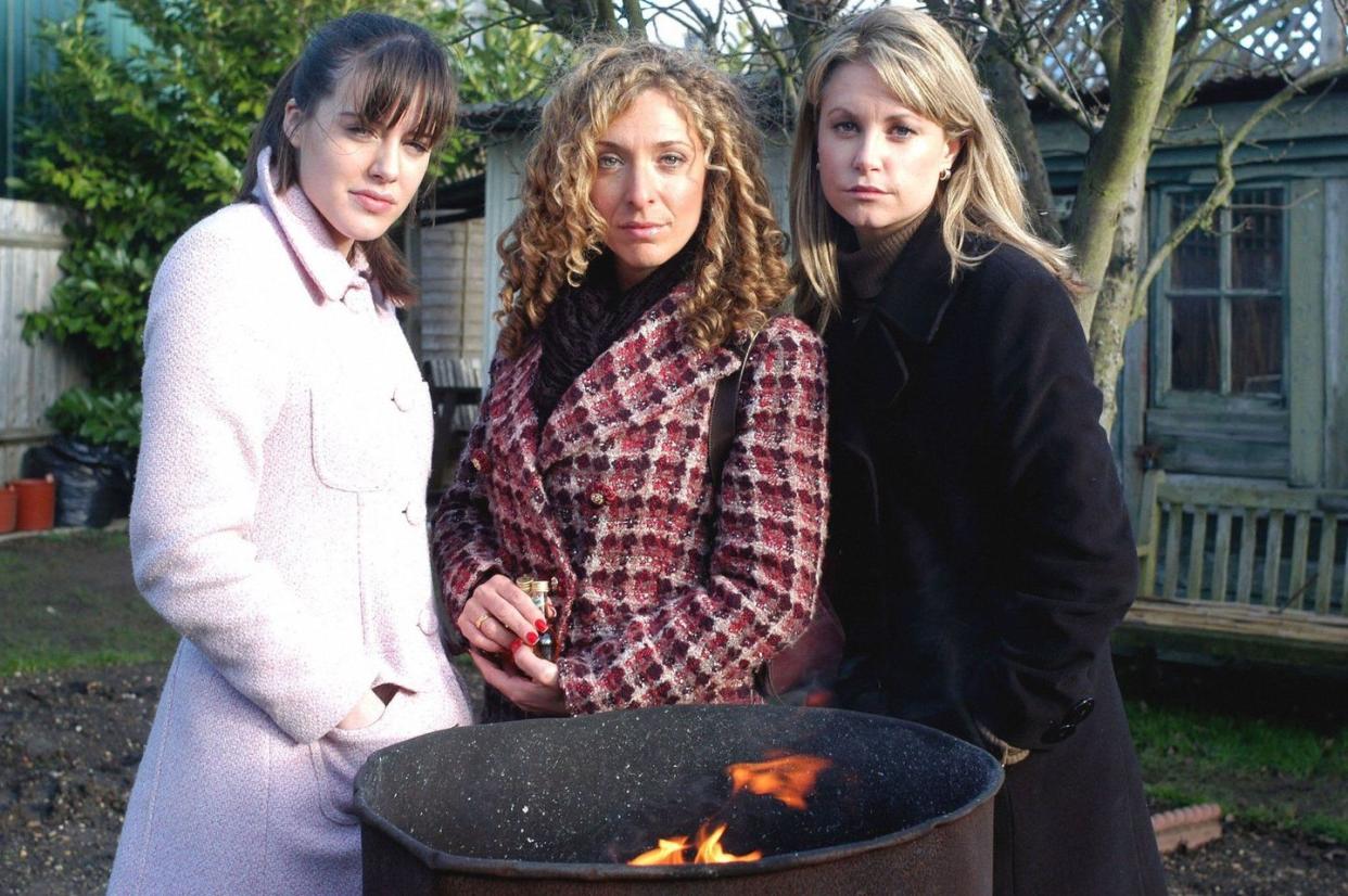 Zoe Slater, Chrissie Watts, Sam Mitchell in EastEnders