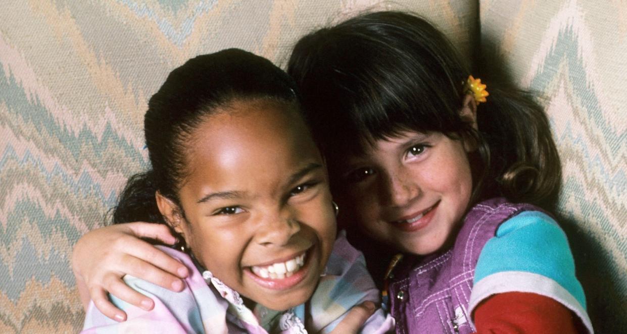 Cherie Johnson and Soleil Moon Frye in the first season of NBC's 'Punky Brewster' (Photo: NBC / Courtesy: Everett Collection)