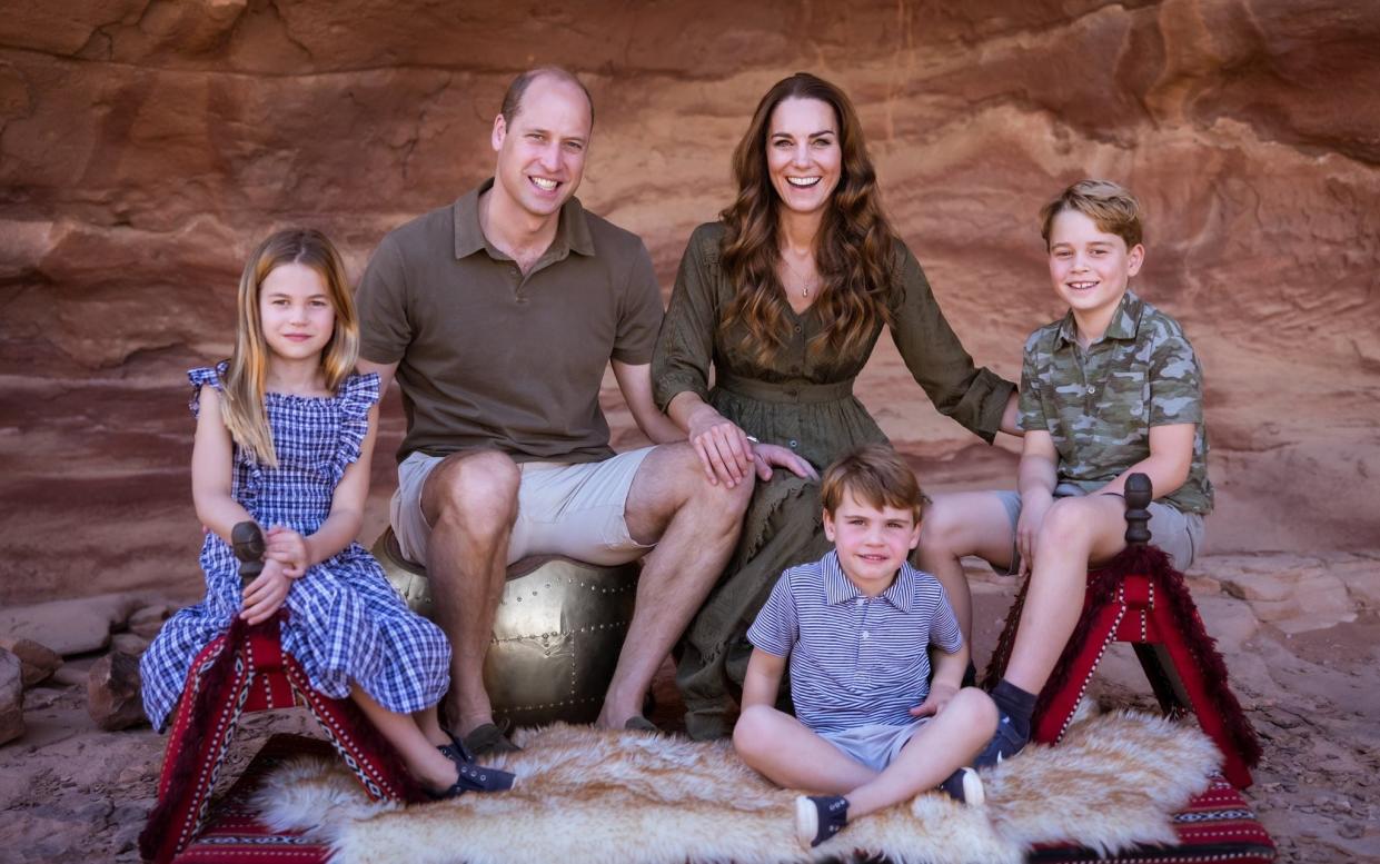 Duke and Duchess of Cambridge Christmas card photograph revealed