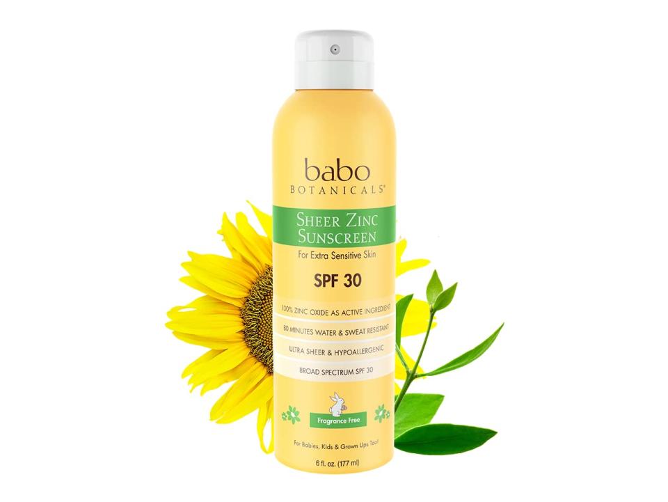 Babo Botanicals Sheer Zinc Spray Sunscreen SPF 30