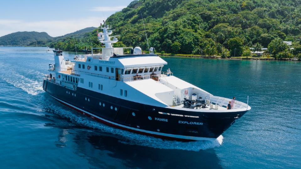 The Hanse Explorer went through a refit to become a more luxurious superyacht.