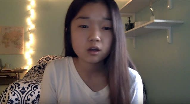 Tiffany's voice is beautifully reverberated back to her. Picture: Tiffany Ruan/YouTube