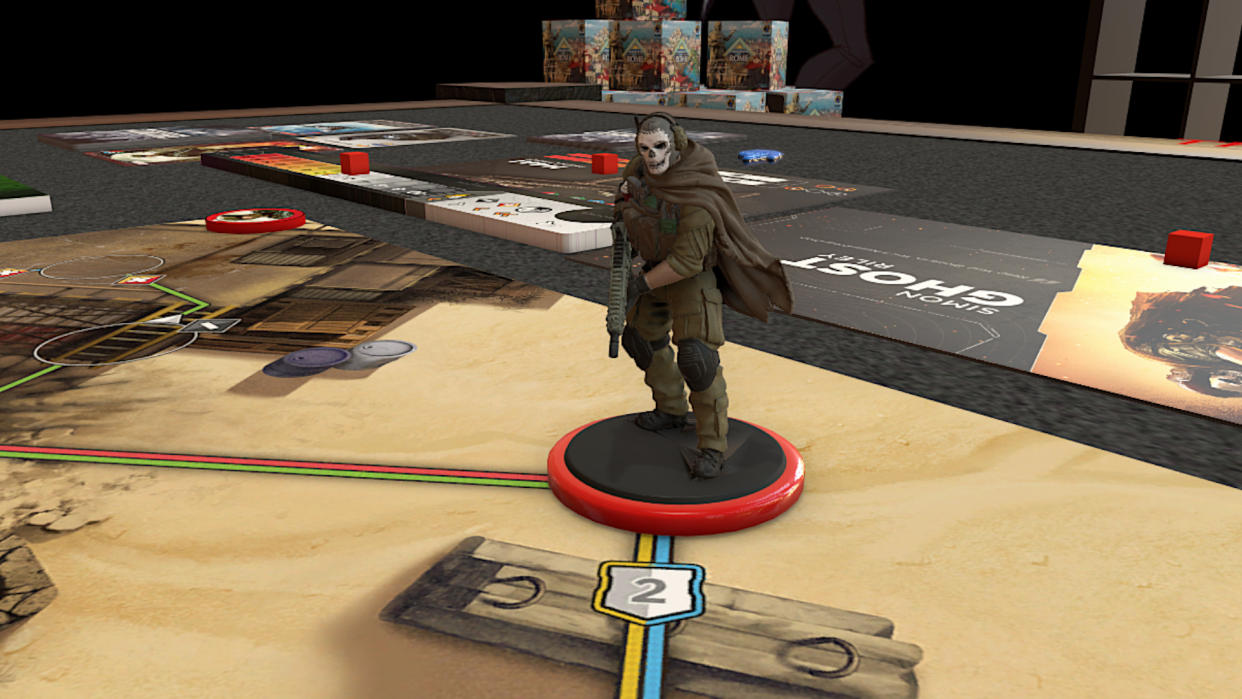  A model of Ghost in Call of Duty: The Board Game 