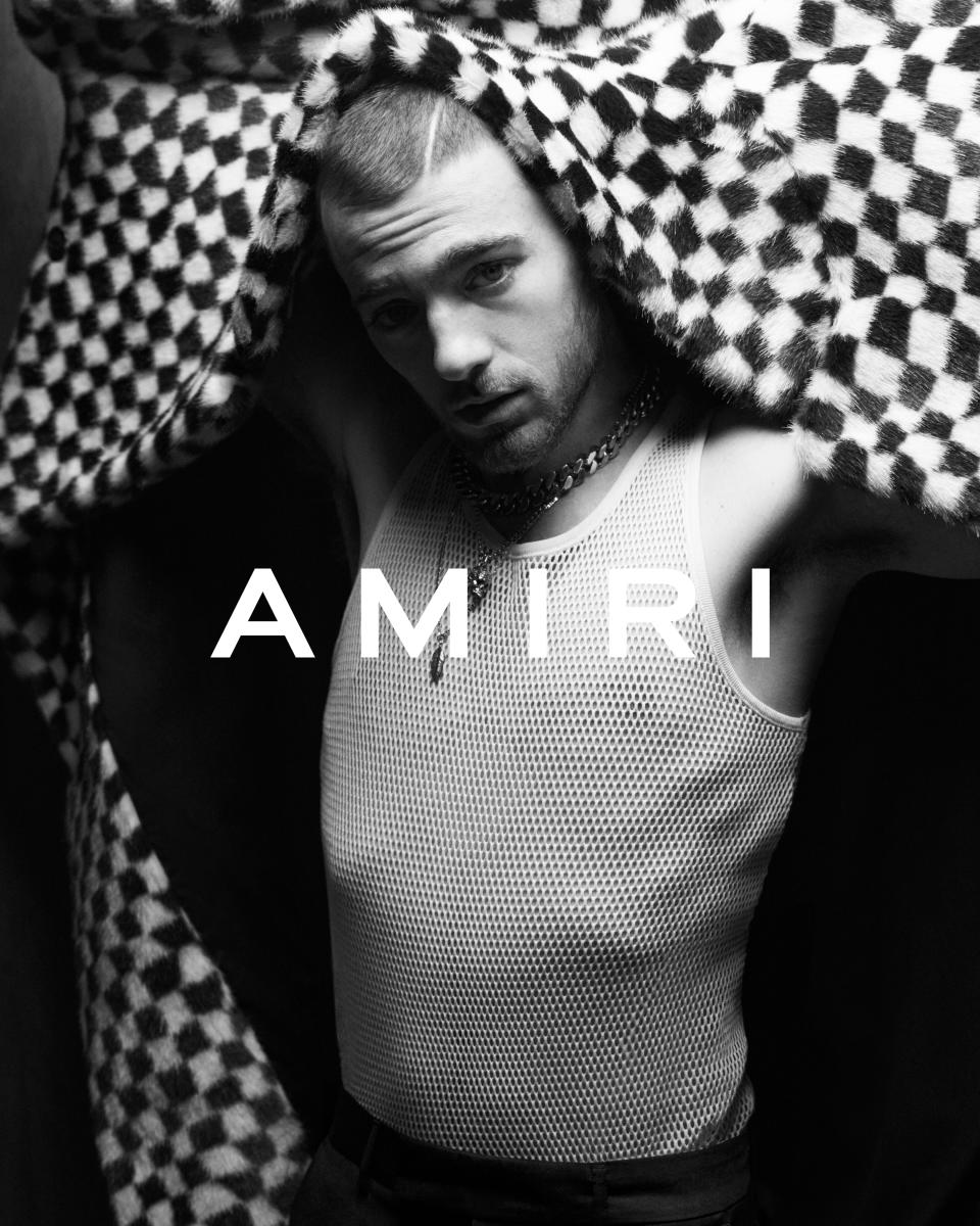 Angus Cloud for Amiri’s Icon campaign. - Credit: Karim Sadli/Courtesy of Amiri