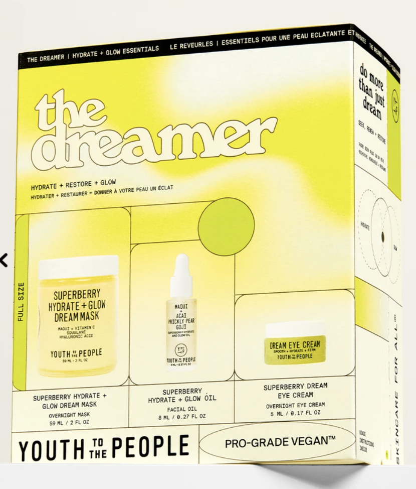 The Dreamer Hydrate + Glow 3-Step Skincare Kit