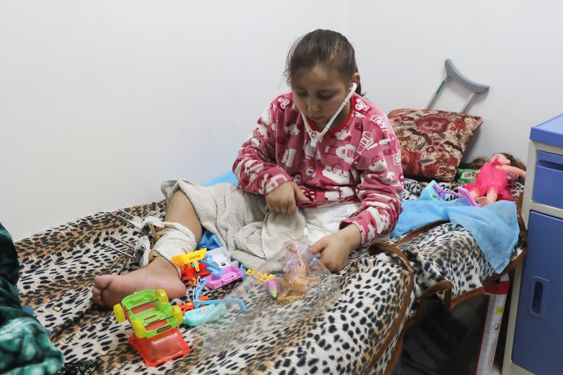 Surgeons report unprecedented numbers of limbs amputations among children in Gaza