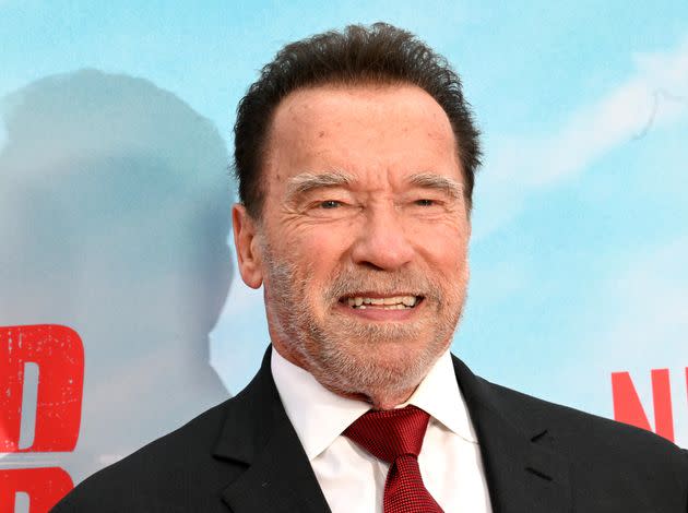 Arnold Schwarzenegger attends the Los Angeles premiere Of Netflix's 
