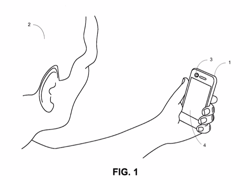 apple selfie patent unlock iphone