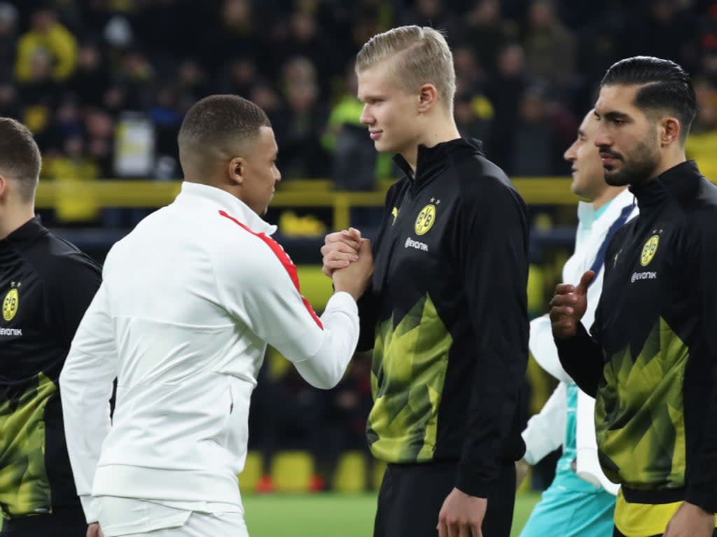 Mbappe and Haaland are widely regarded as two of of the best players in the world (Getty Images)