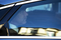 Britain's Brexit Secretary Stephen Barclay arrives for a meeting with European Union chief Brexit negotiator Michel Barnier at the European Commission headquarters in Brussels, Friday, Sept. 20, 2019. British and European Union negotiators were meeting Friday in search of an elusive Brexit deal, as Ireland's deputy leader warned that while the "mood music" was improving, the two sides remain far apart. (AP Photo/Francisco Seco)