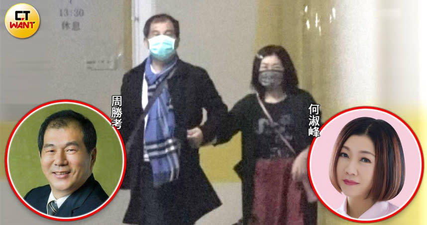 本刊直擊，已婚的新北市議員何淑峰多次和男議員周勝考相約深夜遊車河，甚至十指緊扣，狀甚親密。（圖／本刊攝影組、翻攝何淑峰、周勝考臉書）