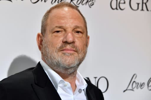 Hollywood producer Harvey Weinstein, whose downfall sparked the global #MeToo sexual harassment movement, at last year's Cannes film festival
