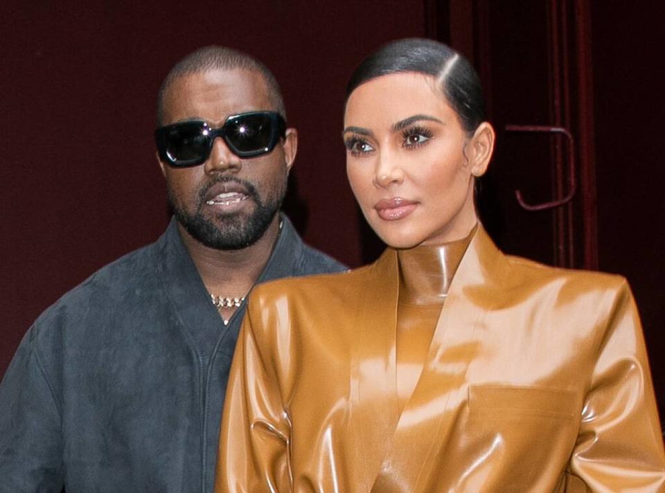 Kim Kardashian, Kanye West, Paris Fashion Week 