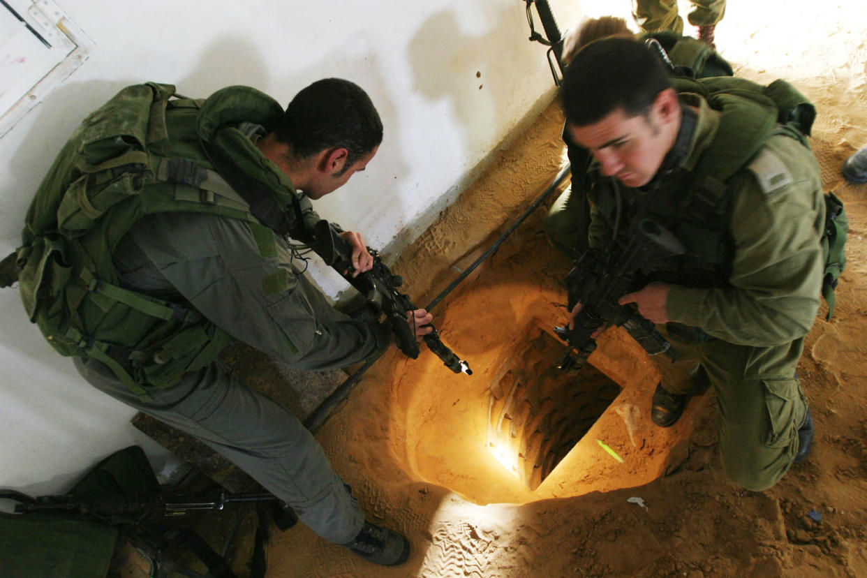 idf israeli soldiers tunnel mission (David Blumenfeld / Pool via Getty Images file)
