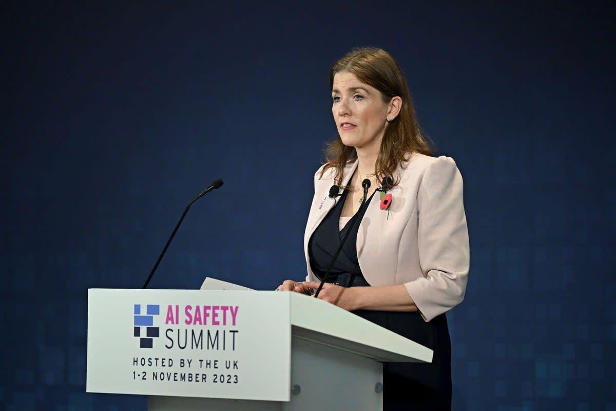 UK technology secretary Michelle Donelan seemed to indicate there is a way to go before the Government fully understands the problems of AI (Getty Images)