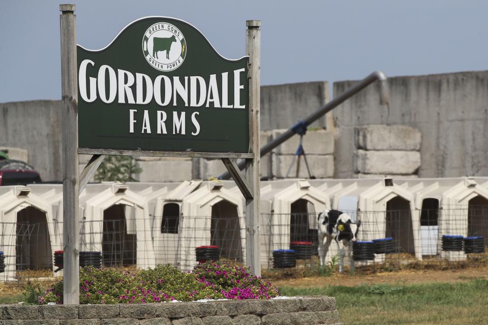 Gordondale Farms is seen in August 2020 near Nelsonville. In response to concerns about nitrate contamination in the village, the Wisconsin Department of Natural Resources on Friday ordered the farm to develop an off-site groundwater monitoring plan and submit it to the DNR for review by Oct. 12.