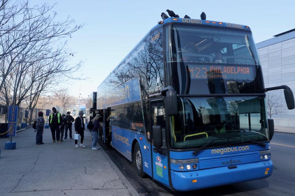 Charter bus companies such as Coach USA and its subsidiary Megabus are stunned they have to pay the increase toll fee. G.N.Miller/NYPost