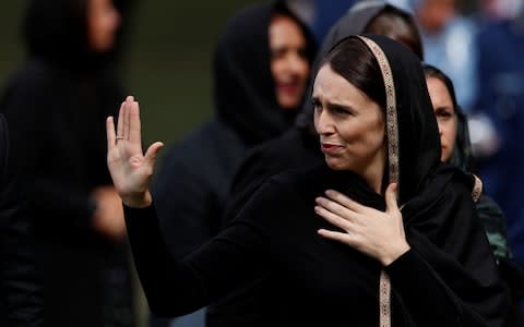 Jacinda Ardern announced a swift national crackdown on guns - Credit: REUTERS/Jorge Silva