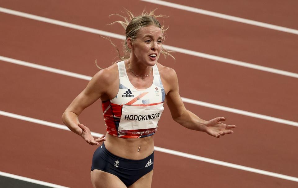 15) Team GB's Keely Hodgkinson breaks national record