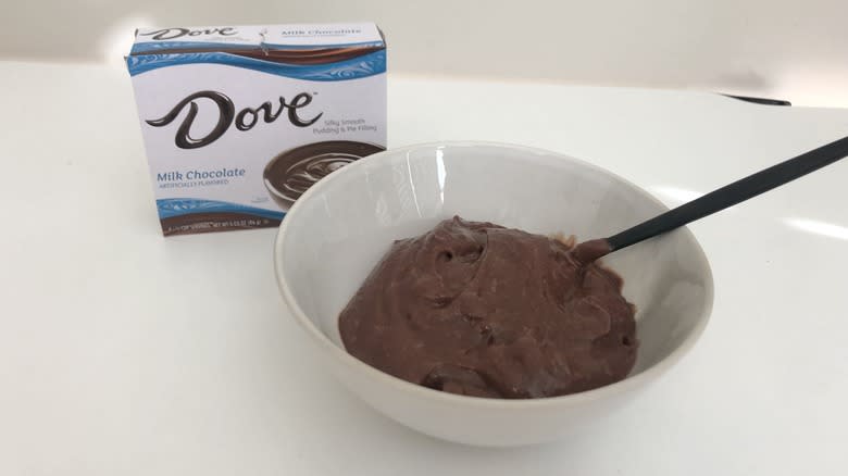 Dove instant milk chocolate pudding