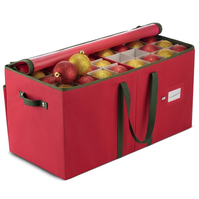 HOMIOR Wrapping Paper Organizer Storage for Christmas Gifts Wrapping Paper  (6 Colors) Underbed Storage Container with Interior Pockets, Fits 24 Rolls  - Yahoo Shopping