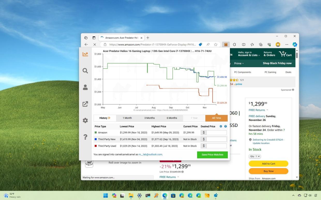  The Camelizer price history checker. 