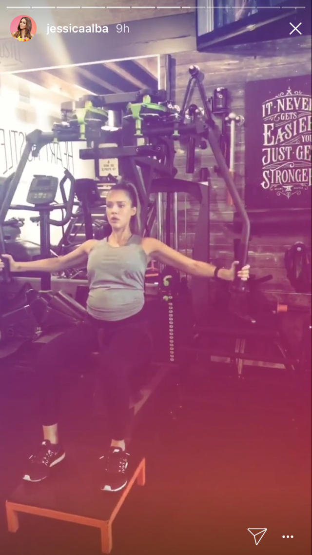 Pregnant Celebs Who Work Out